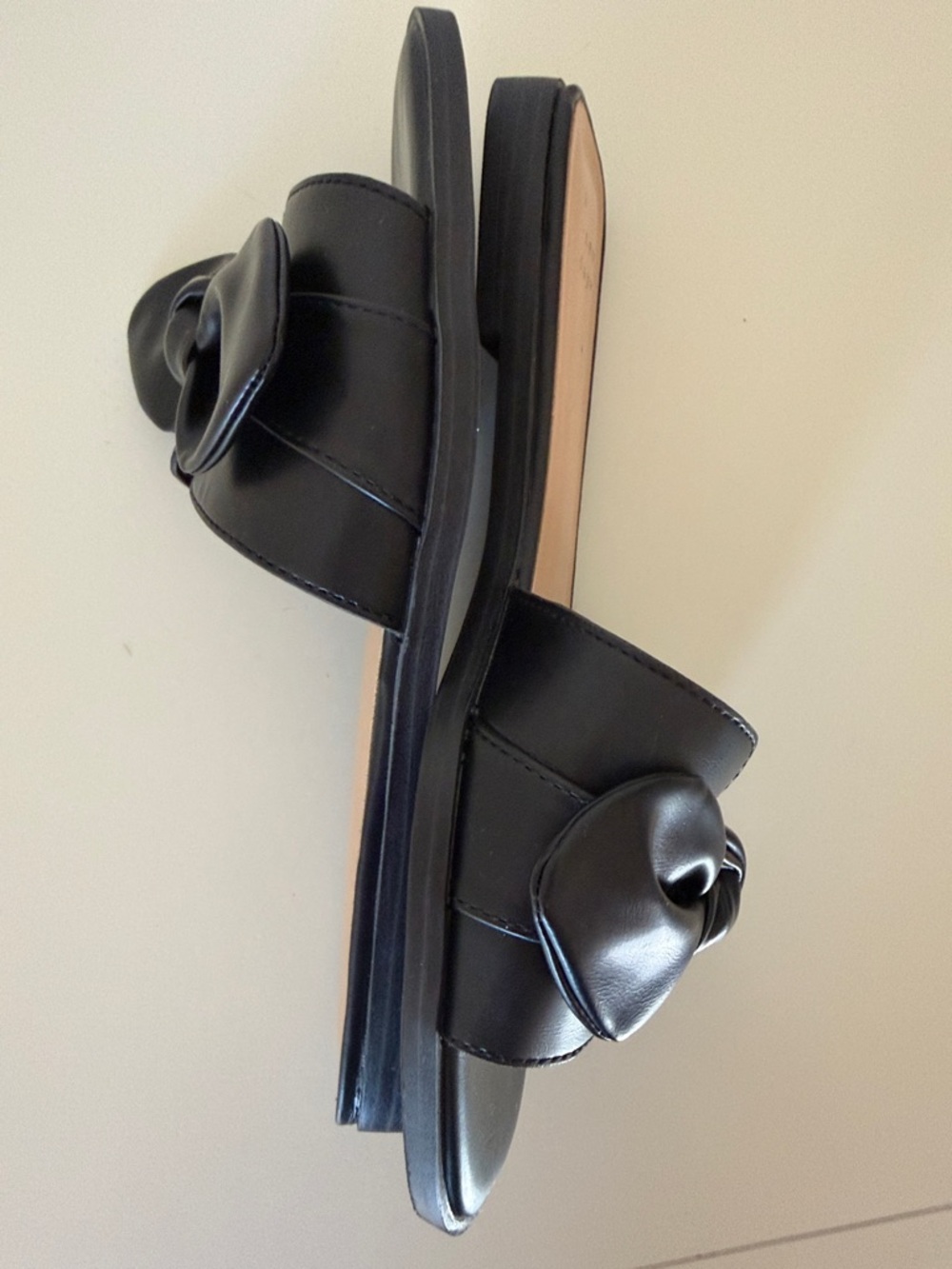 a new day Black Bow Slide Mules - Picture 4 of 5